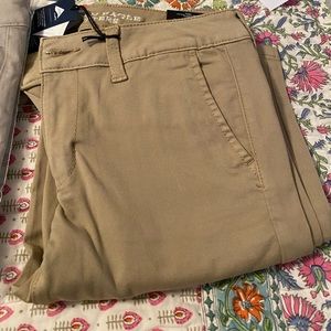 American Eagle super stretch dark khaki